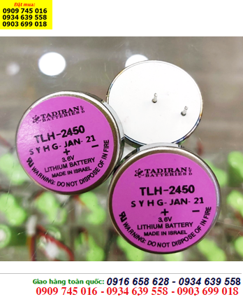 Pin Tadiran TLH-2450 (550mAh lithium 3.6v)/ 24.5mmx5.8mm